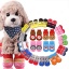 Image de Chaussettes pour chien tricotées en laine acrylique chaude d'hiver Accessoires pour animaux de compagnie
