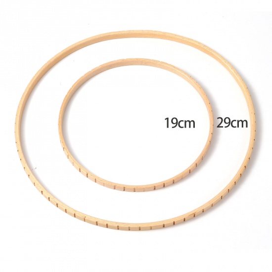 Picture of Beech Wood DIY Tools Circle Ring Natural 1 Piece