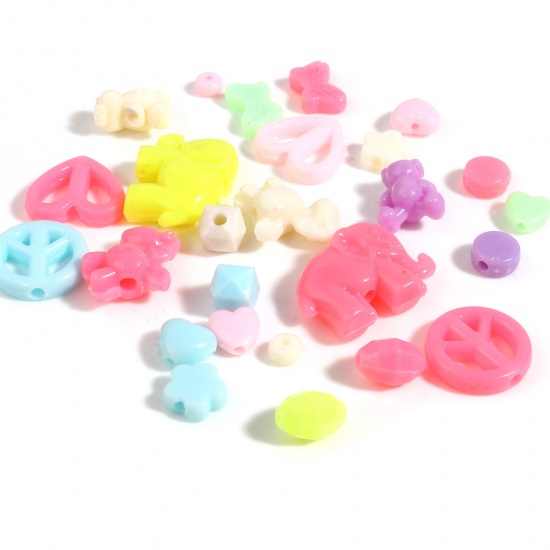 Picture of Acrylic Beads At Random Color 500 PCs
