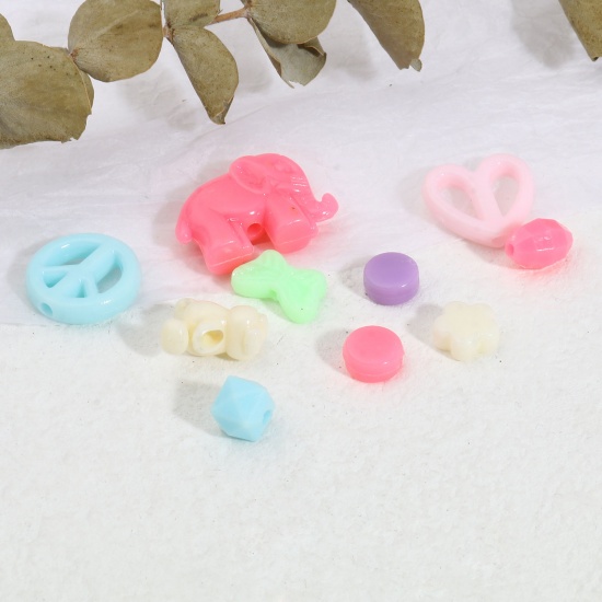 Picture of Acrylic Beads At Random Color 500 PCs