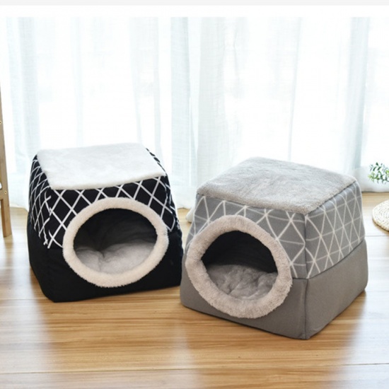 Immagine di Winter Fluffy Plush Faux Fur Warm Washable Dog & Cat Bed House Pet Supplies