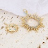 Picture of Brass Galaxy Charms 18K Real Gold Plated 1 Piece                                                                                                                                                                                                              