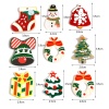 Picture of Resin Christmas Pendants Multicolor 10 PCs