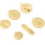 Immagine di Ottone Charms 18K Vero Oro Placcato 1 Pz