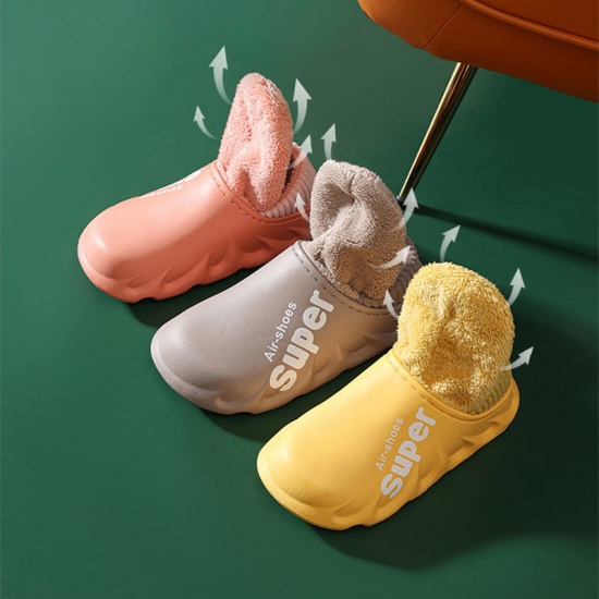 Immagine di EVA Waterproof Winter Plush Comfort Non-Slip Women's Slippers Shoes For Bedroom Floor Indoor
