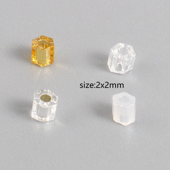 Picture of TOHO 11/0 H  Glass Seed Seed Beads Hexagon Multicolor About 2mm x 2mm, Hole: Approx 0.6mm, 1 Bottle