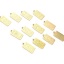Picture of Stainless Steel Charms Rectangle Gold Plated Constellation 25.5mm x 13mm, 1 Piece