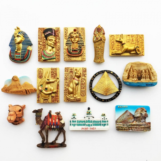 Immagine di Egypt Creative Cultural Tourism Souvenir Resin Fridge Magnet