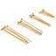 Picture of Stainless Steel Ball Head Pins Gold Plated 0.6mm 20 PCs