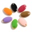 Immagine di Ottone Sequins Smaltati Charms Oro Placcato Multicolore Ovale 14mm x 8mm, 10 Pz