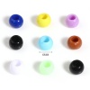 Immagine di Acrilato Perline Tondo Multicolore Circa 6mm Dia, Foro: Circa 2.9mm, 1000 Pz