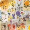 Image de DIY Papier Autocollant Décoration en Papier Multicolore Fleurs 14cm x 10cm - 2.8cm x 2.6cm, 1 Paquet