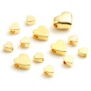 Immagine di Ottone San Valentino Perline 18K Oro riempito Cuore 10 Pz                                                                                                                                                                                                     