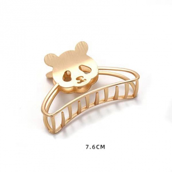 Picture of Zinc Based Alloy Hair Clips Findings Matt Gold 1 Piece