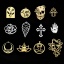 Immagine di Acciaio Inossidabile Charms Multicolore 1 Pz