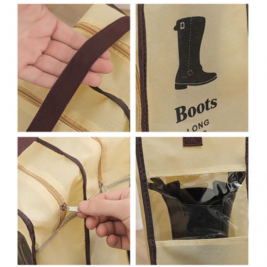 Picture of Dust-proof Nonwoven Storage Bag With Handle Strap For Short Boots