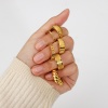Picture of Eco-friendly Simple & Casual Ins Style 18K Gold Plated 304 Stainless Steel Unadjustable Rings For Women