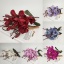 Picture of Purple Gray - 6# Faux Silk Artificial Orchid Flower For Wedding Party Home Decoration 45cm long, 1 Piece