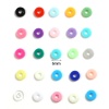 ABS ビーズ サークル形　円型　 多色 約 6mm 直径、 穴：約 2.1mm、 5000 個 の画像