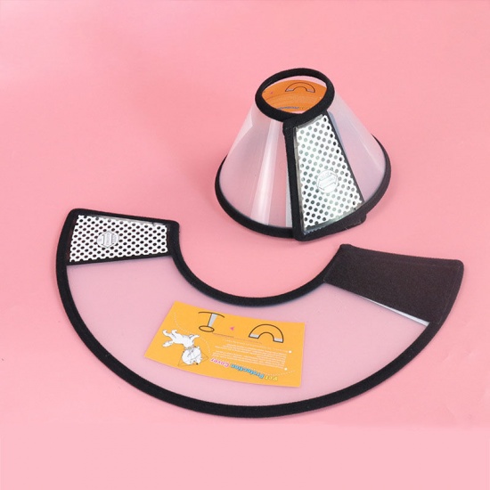 Immagine di Plastic Adjustable Pet Cone Recovery Collar Protective Collar For After Surgery Anti-Bite Lick Wound Healing Safety