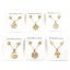 Picture of 201 Stainless Steel Jewelry Necklace Stud Earring Set Gold Plated Post/ Wire Size: (21 gauge), 1 Set ( 2 PCs/Set)