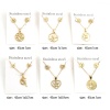 Picture of 201 Stainless Steel Jewelry Necklace Stud Earring Set Gold Plated Post/ Wire Size: (21 gauge), 1 Set ( 2 PCs/Set)