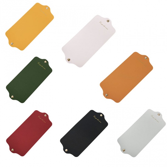 Immagine di Portable PVC Leather Double-sided Mask Temporary Storage Folder