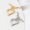 Picture of Brass Toggle Clasps Multicolor Heart Hollow 27mm x 26mm, 1 Piece
