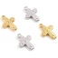Picture of Stainless Steel Religious Charms Cross Multicolor 19mm x 13mm, 1 Piece