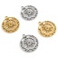 Imagen de Acero Inoxidable Galaxia Colgantes Charms Sol Multicolor Estrella Hueco 23mm x 20mm, 1 Unidad