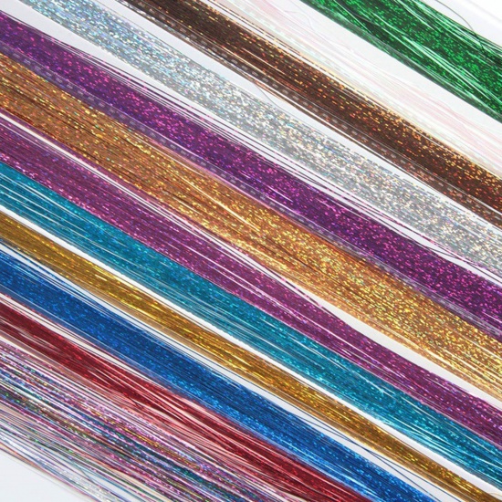 Immagine di Plastica Accessori per Capelli Multicolore 90cm, 1 Pacchetto