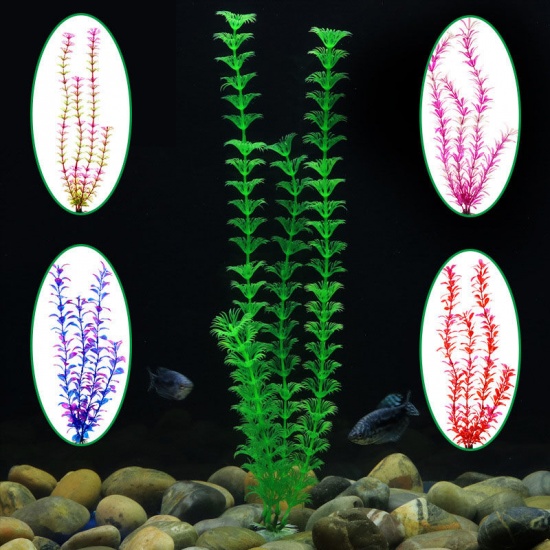 Immagine di PVC Artificial Aquatic Plants Landscape Miniature Aquarium Decoration