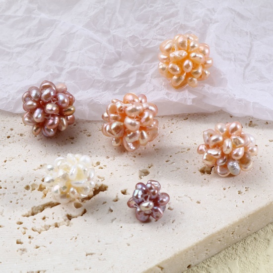 Immagine di Naturale Perla Barocco Perline Fiore Multicolore 1 Pz