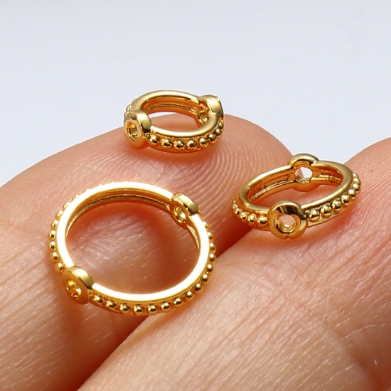 Immagine di Ottone Montatura 18K Oro riempito Anello 2 Pz