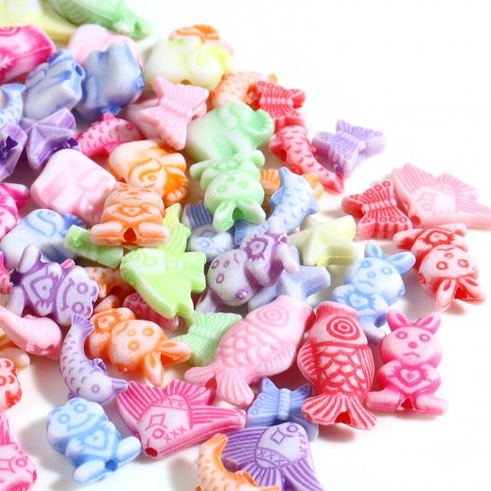 Picture of Plastic Beads At Random Color 500 PCs