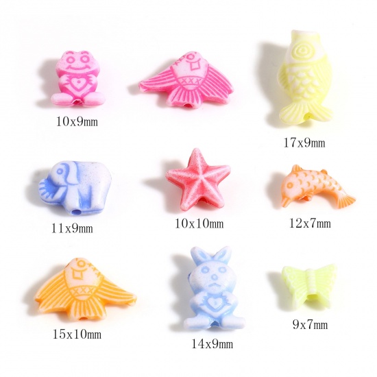 Picture of Plastic Beads At Random Color 500 PCs