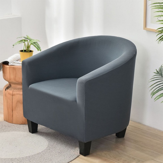 Immagine di Spandex Solid Color Elastic Sofa Seater Seat Cover Protector Washable Furniture Slipcover