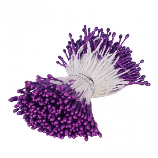 Immagine di Purple Flower Stamen Fruit DIY Simulation Flower Decoration Handmade Material