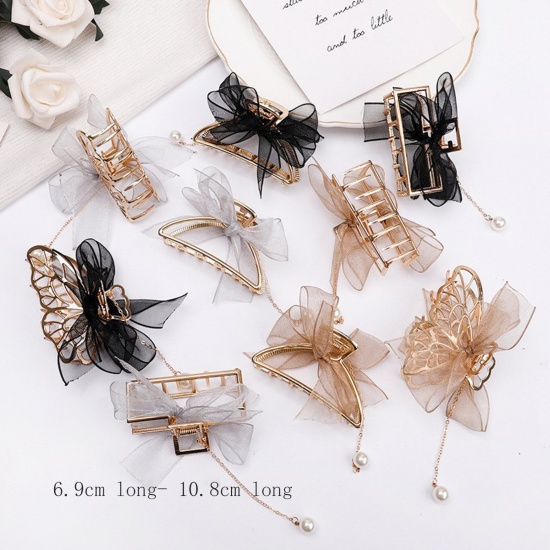 Picture of Zinc Based Alloy Hair Clips Multicolor 1 Piece