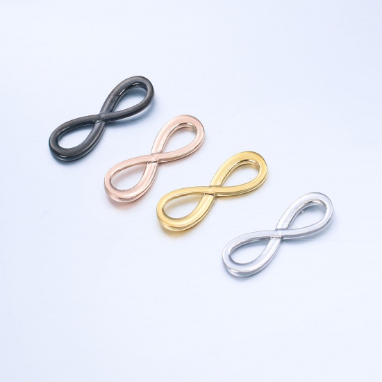Immagine di Acciaio Inossidabile Charms Simbolo di Infinito Multicolore 1 Pz
