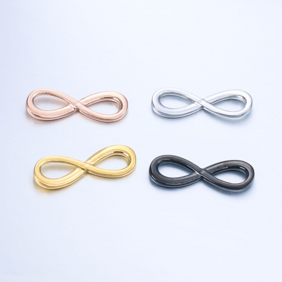 Immagine di Acciaio Inossidabile Charms Simbolo di Infinito Multicolore 1 Pz