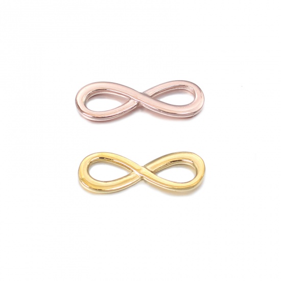 Immagine di Acciaio Inossidabile Charms Simbolo di Infinito Multicolore 1 Pz