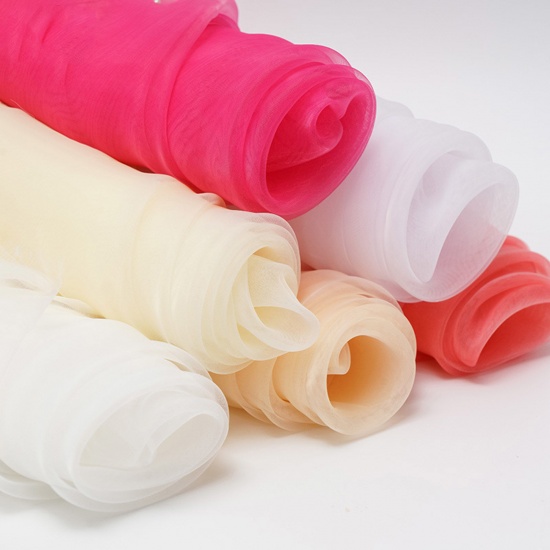 Picture of Organza Fabric Multicolor For DIY Sewing Craft Wedding Dress