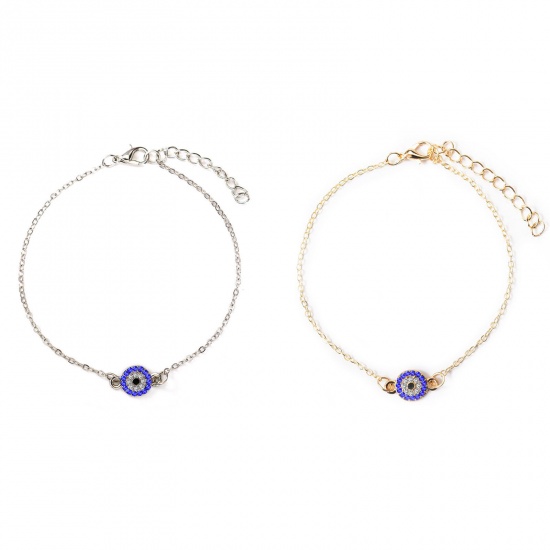 Picture of Religious Anklet Multicolor Evil Eye