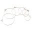 Picture of Stainless Steel Earring Accessories Round Silver Tone Can Open