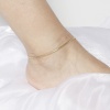 Picture of 1 Piece Vacuum Plating Stainless Steel Link Chain Anklet Gold Plated
