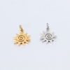 Picture of 304 Stainless Steel Galaxy Charms Sun Multicolor Spiral