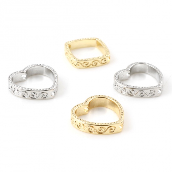 Image de Cadres de Perles en Laiton Plaqué Or Véritable (Apparié à 8mm Perle) 12mm x 12mm, 5 Pcs