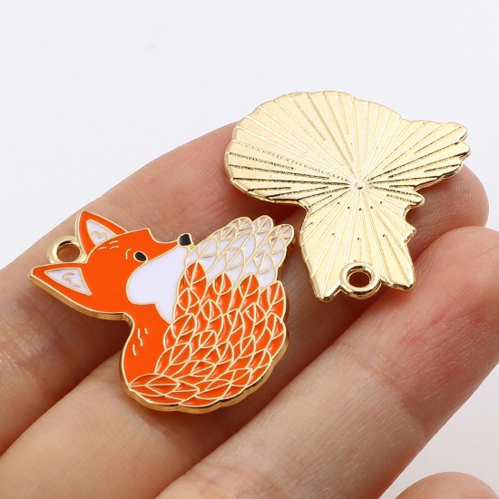 Picture of Zinc Based Alloy Pet Silhouette Charms Gold Plated