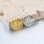 Immagine di 304 Acciaio Inossidabile Charms Tondo Multicolore Foglia 2 Pz